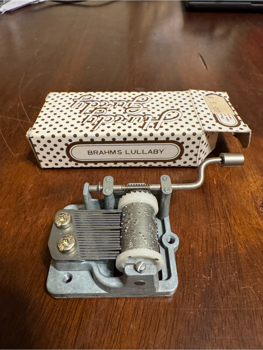 Hurdy Gurdy Music Box Brahms Lullaby